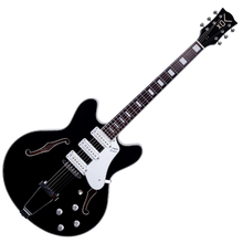Load image into Gallery viewer, Vox Bobcat S66 Black Semi-Hollow Electric with case