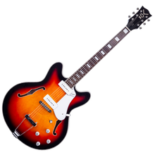 Load image into Gallery viewer, Vox Bobcat V90-SB Sunburst Semi-Hollow Electric with hard case