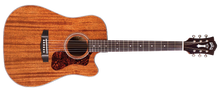 Load image into Gallery viewer, Guild D-120CE Natural Dreadnought Cutaway Acoustic Electric Guitar with gig bag