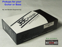 Load image into Gallery viewer, Joe Barden Engineering (JBE Pickups) HB T/T Set Black Two-Tone Humbucker pickup set