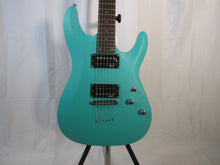 Load image into Gallery viewer, Schecter C-6 Deluxe Satin Aqua Model # 428