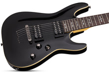 Load image into Gallery viewer, Schecter Model # 2066 Omen-7 Black 7 string electric guitar