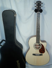 Load image into Gallery viewer, Larrivee LV-03 Bhilwara w/ Moon Spruce & Stage Pro Element Venetian Cutaway Acoustic Electric Satin Natural Finish with case New