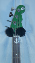 Load image into Gallery viewer, Reverend Signature Series Mike Watt Wattplower Mark II Satin Emerald Green Short Scale Bass with case New