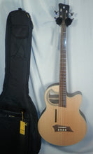 Load image into Gallery viewer, Warwick RockBass Alien Deluxe Acoustic-Electric Bass with gig bag used