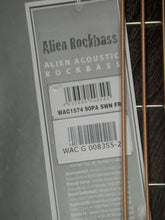 Load image into Gallery viewer, Warwick RockBass Alien Deluxe Acoustic-Electric Bass with gig bag used
