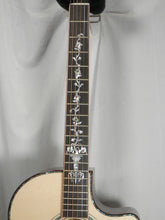 Load image into Gallery viewer, Larrivee Custom Deluxe  LV-10E Madagascar Rosewood Back & Sides, Moon Spruce Top, Dragon ,Vine-Vase Cutaway Acoustic Electric