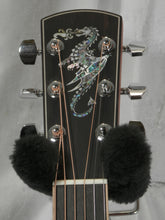 Load image into Gallery viewer, Larrivee Custom Deluxe  LV-10E Madagascar Rosewood Back & Sides, Moon Spruce Top, Dragon ,Vine-Vase Cutaway Acoustic Electric