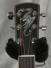 Load image into Gallery viewer, Larrivee Custom Deluxe  LV-10E Madagascar Rosewood Back & Sides, Moon Spruce Top, Dragon ,Vine-Vase Cutaway Acoustic Electric