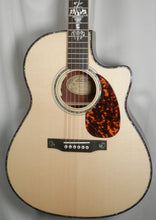 Load image into Gallery viewer, Larrivee Custom Deluxe  LV-10E Madagascar Rosewood Back & Sides, Moon Spruce Top, Dragon ,Vine-Vase Cutaway Acoustic Electric