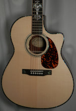 Load image into Gallery viewer, Larrivee Custom Deluxe  LV-10E Madagascar Rosewood Back & Sides, Moon Spruce Top, Dragon ,Vine-Vase Cutaway Acoustic Electric