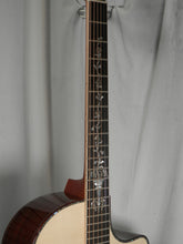 Load image into Gallery viewer, Larrivee Custom Deluxe  LV-10E Madagascar Rosewood Back & Sides, Moon Spruce Top, Dragon ,Vine-Vase Cutaway Acoustic Electric