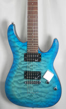 Load image into Gallery viewer, Schecter C-6 Plus OBB Ocean Blue Burst Electric Guitar Model # 443