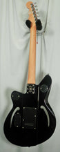 Load image into Gallery viewer, Reverend AirSoinc W Midnight Black Semi Hollow Thru-Body F Holes w/ WIlkinson Trem