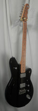 Load image into Gallery viewer, Reverend AirSoinc W Midnight Black Semi Hollow Thru-Body F Holes w/ WIlkinson Trem