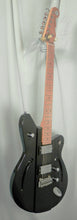 Load image into Gallery viewer, Reverend AirSoinc W Midnight Black Semi Hollow Thru-Body F Holes w/ WIlkinson Trem
