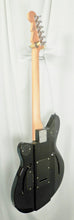 Load image into Gallery viewer, Reverend AirSoinc W Midnight Black Semi Hollow Thru-Body F Holes w/ WIlkinson Trem
