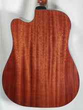 Load image into Gallery viewer, Guild D-120CE Natural Dreadnought Cutaway Acoustic Electric Guitar with gig bag