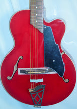 Load image into Gallery viewer, Vox Giulietta VGA-3PS-TR Trans Red Archtop Cutaway Acoustic Electric with gig bag New