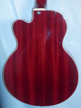 Load image into Gallery viewer, Vox Giulietta VGA-3PS-TR Trans Red Archtop Cutaway Acoustic Electric with gig bag New