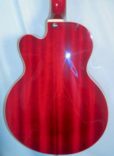 Load image into Gallery viewer, Vox Giulietta VGA-3PS-TR Trans Red Archtop Cutaway Acoustic Electric with gig bag New