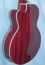 Load image into Gallery viewer, Vox Giulietta VGA-3PS-TR Trans Red Archtop Cutaway Acoustic Electric with gig bag New