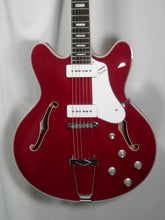 Load image into Gallery viewer, Vox Bobcat V90 Cherry Red Semi-Hollow Electric with case