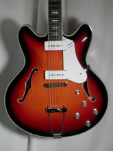 Load image into Gallery viewer, Vox Bobcat V90-SB Sunburst Semi-Hollow Electric with hard case