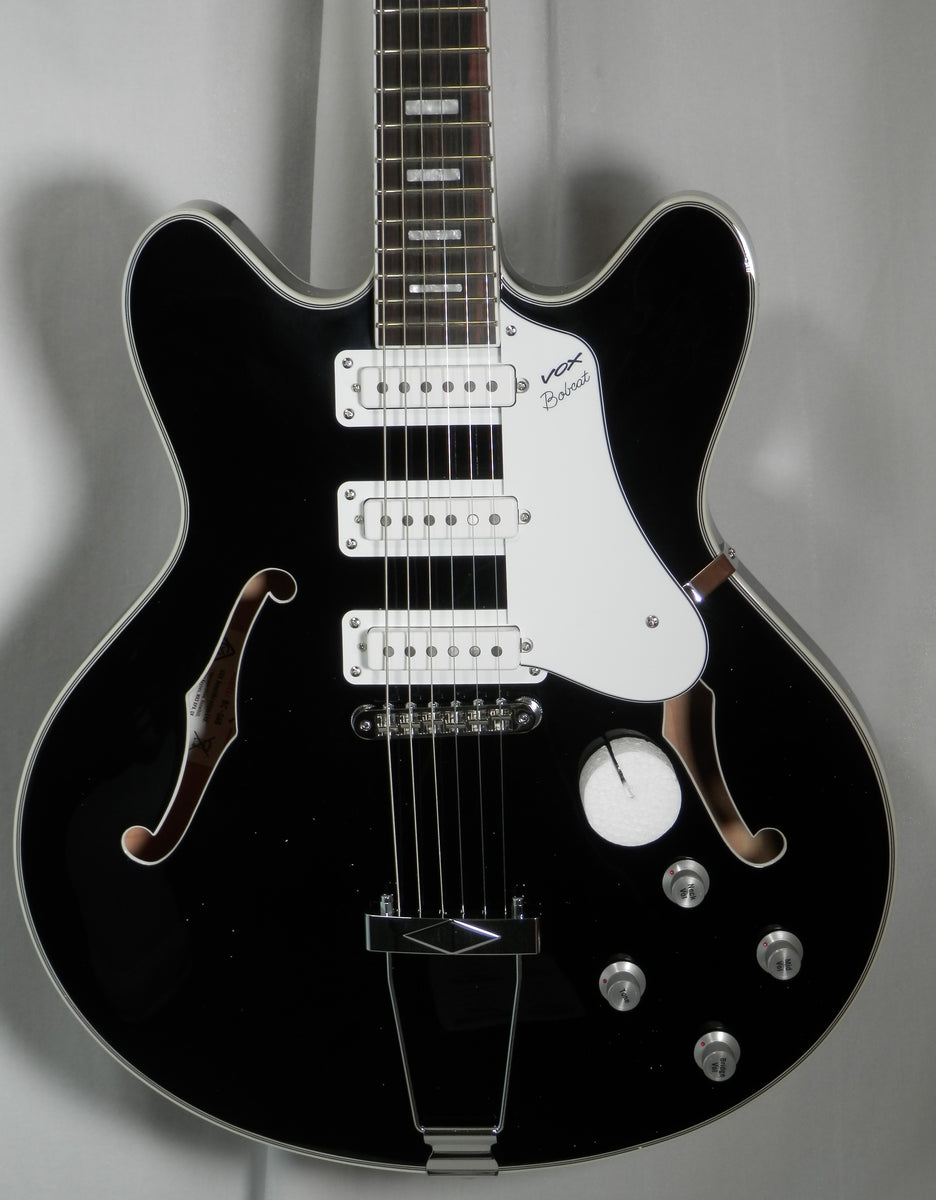 Vox Bobcat S66 Black Semi-Hollow Electric with case – Al Bien's