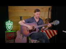 Load and play video in Gallery viewer, Guild D-20 Vintage Sunburst Satin Dreadnought Acoustic