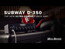 Load and play video in Gallery viewer, Mesa Boogie Subway D-350 Ultra Compact Bass Amp Head new
