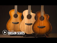 Load and play video in Gallery viewer, Breedlove Oregon Concert CE Acoustic-Electric Guitar Cinnamon Burst Made in USA with case New