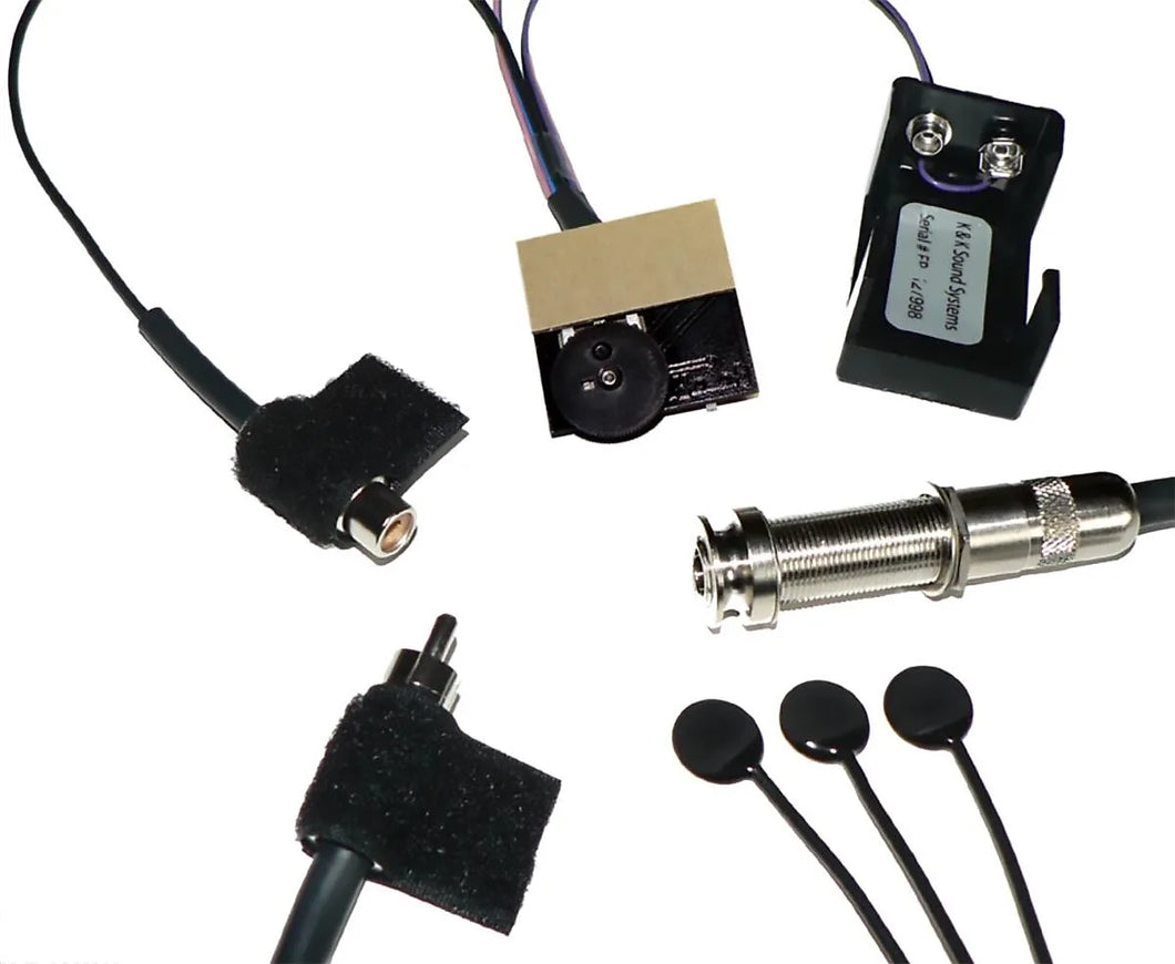 K&K Sound Pure Mini 3 Sensor Guitar Pickup w/Pre-Phase Soundhole Mounted Preamp