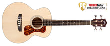 Load image into Gallery viewer, Guild Jumbo Junior Acoustic Electric Bass Antique Blond Satin