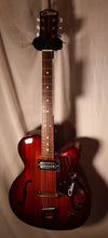 Load image into Gallery viewer, Contessa by Hohner HG16 Hollow Body Electric Guitar Made in Italy vintage 1960s with gig bag
