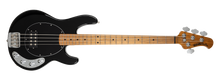 Load image into Gallery viewer, Ernie Ball Music Man StingRay Special - Black - Roasted Maple/Maple - Black PG - Chrome 4-string electric bass with case NEW
