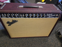 Load image into Gallery viewer, Fender &#39;65 Deluxe Reverb Reissue Limited Edition Wine Red 1x12&quot; 22-watt Guitar Combo Tube Amp used
