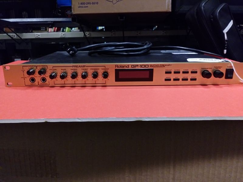 Used Roland GP-100 Guitar Preamp / Processor 2000s - Gold