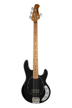 Load image into Gallery viewer, Ernie Ball Music Man StingRay Special - Black - Roasted Maple/Maple - Black PG - Chrome 4-string electric bass with case NEW
