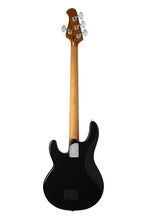 Load image into Gallery viewer, Ernie Ball Music Man StingRay Special - Black - Roasted Maple/Maple - Black PG - Chrome 4-string electric bass with case NEW
