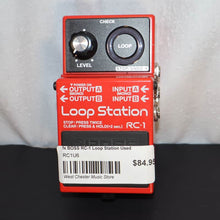 Load image into Gallery viewer, Boss RC-1 Loop Station effect pedal used RC1 looper
