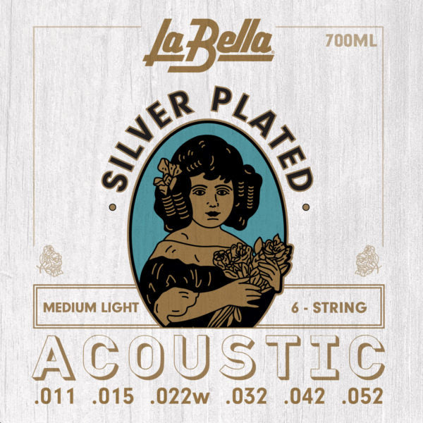 LA BELLA 700ML Silk & Steel Guitar Strings