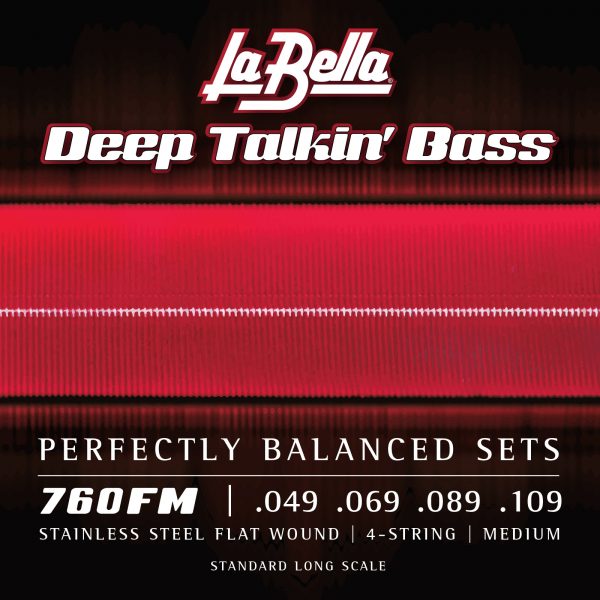 LA BELLA 760FM 4 String Bass Guitar Strings