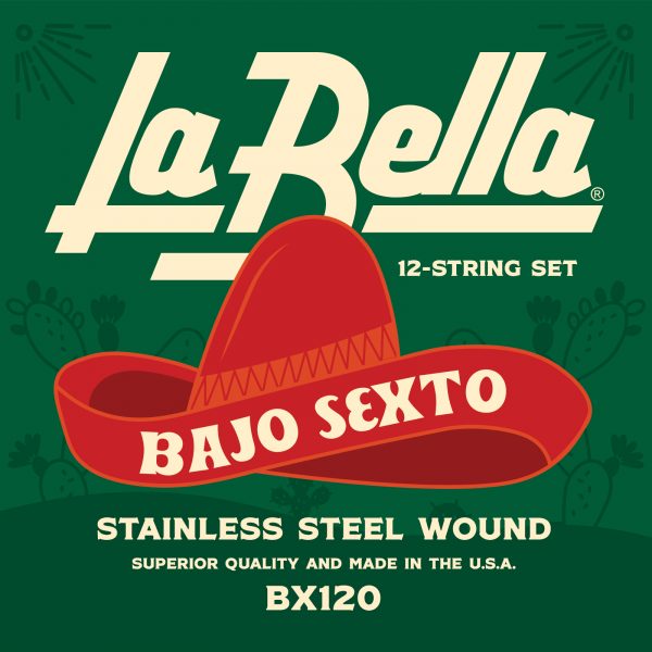 La Bella BX120 12 String Bass Guitar Strings