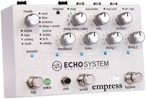 Empress Echosystem Dual-Engine Delay NEW