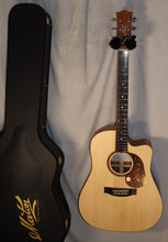 Load image into Gallery viewer, Maton Solid Road Series SRS70C Natural Satin Finish Dreadnought Cutaway Acoustic Electric with case NEW
