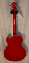 Load image into Gallery viewer, DeArmond Starfire Special Transparent Red Semi-Hollow Electric Guitar with Vibrato Tailpiece used
