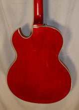 Load image into Gallery viewer, DeArmond Starfire Special Transparent Red Semi-Hollow Electric Guitar with Vibrato Tailpiece used
