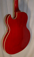 Load image into Gallery viewer, DeArmond Starfire Special Transparent Red Semi-Hollow Electric Guitar with Vibrato Tailpiece used
