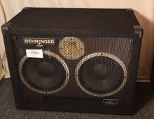 Load image into Gallery viewer, Behringer UltraBass BB210 2x10" Bass Cabinet 300 watts @ 8 ohm used LOCAL PICKUP

